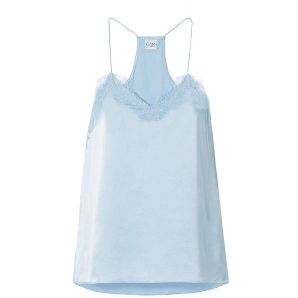 Cami NYC Tops - Cami NYC racer silk tank size small light blue